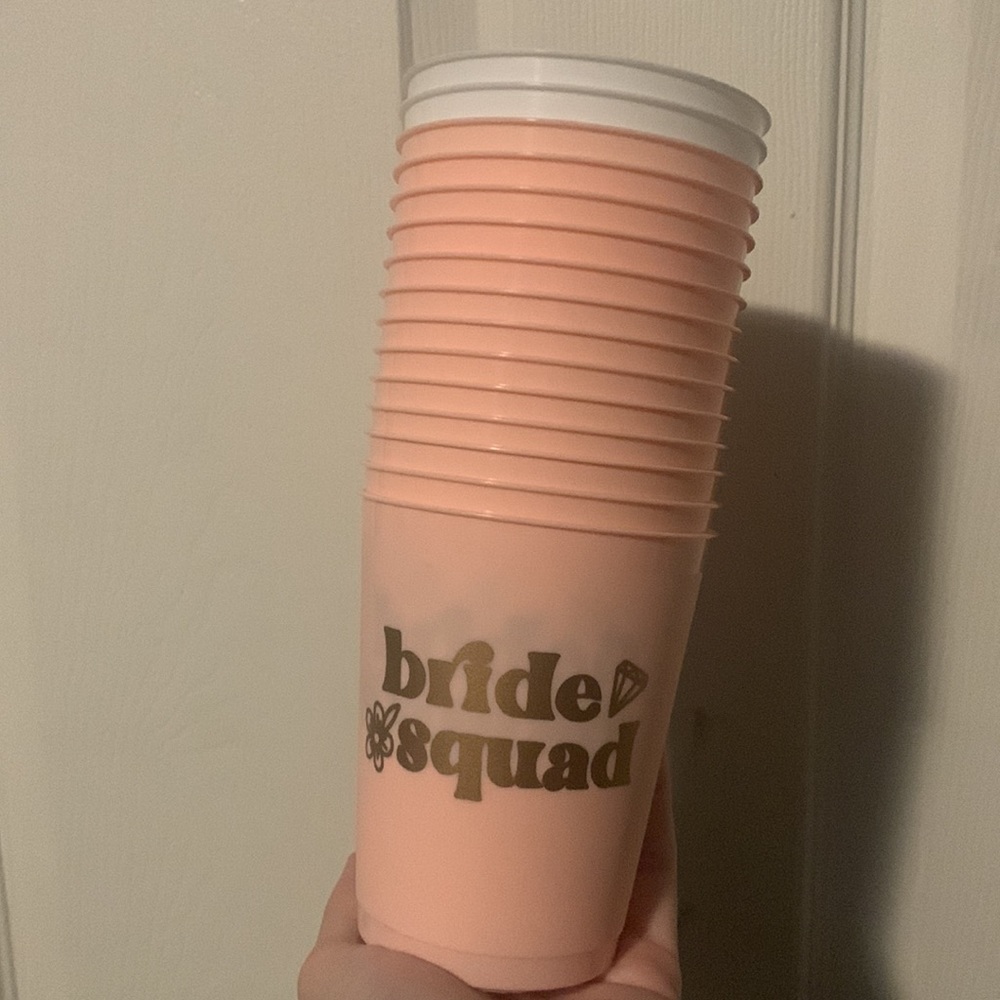 Bride and Bride Squad cups